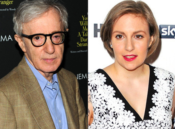 Lena Dunham, Woody Allen Lena Dunham, Woody Allen